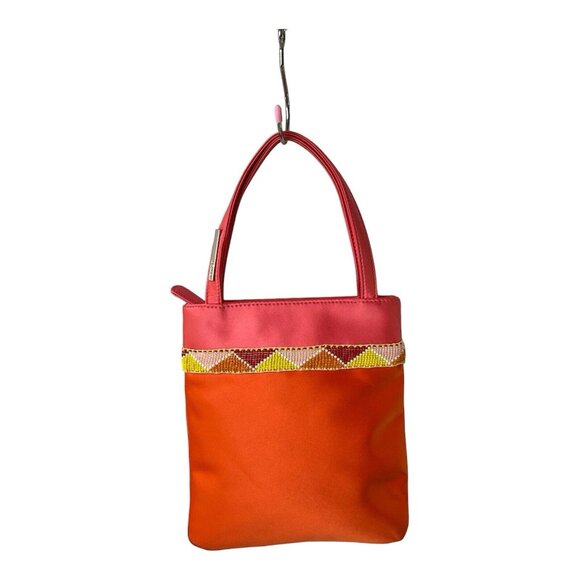 Guess Tangerine Satin Small purse solid fabric - Picture 1 of 11